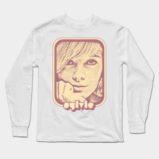 Sylvie Vartan // Francophile Retro Aesthetic Design Long Sleeve T-Shirt